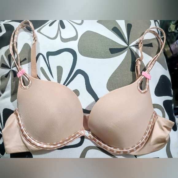 VS Beige Push Up Bra 32A New* - Picture 5 of 10